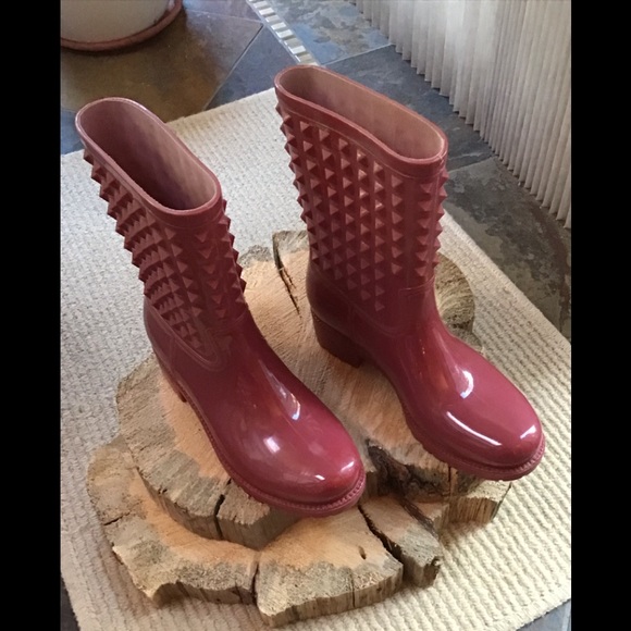 Pink Rain Boots - Picture 1 of 3